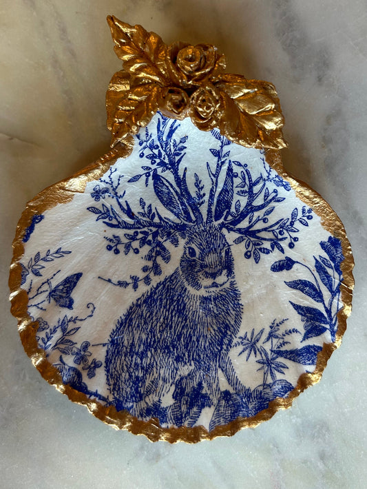 Bunny Meadow Scallop Shell 1