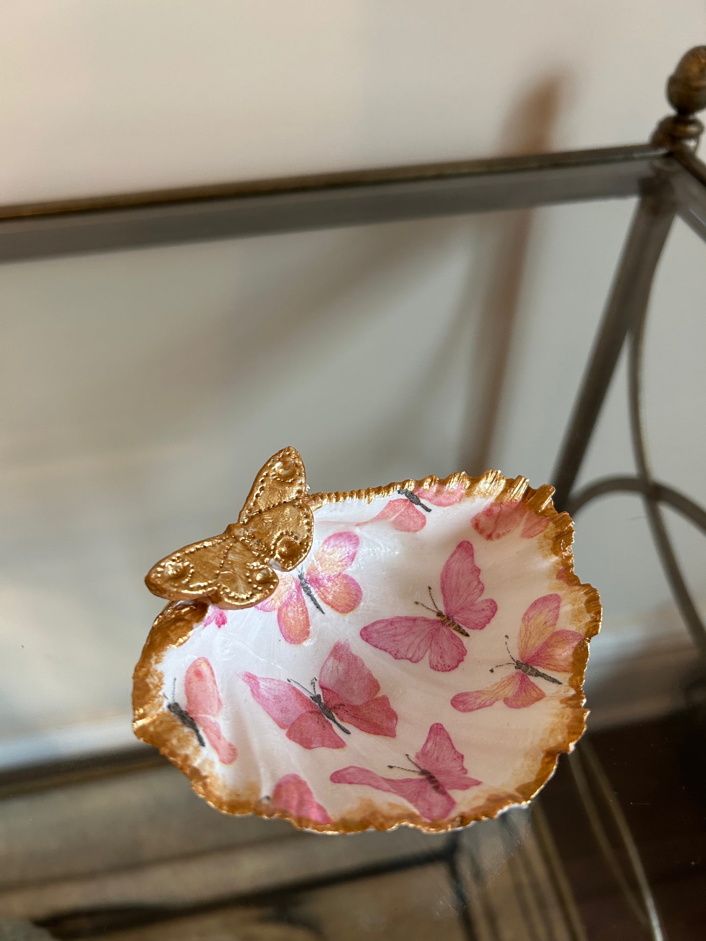 Pink Butterfly Gilt