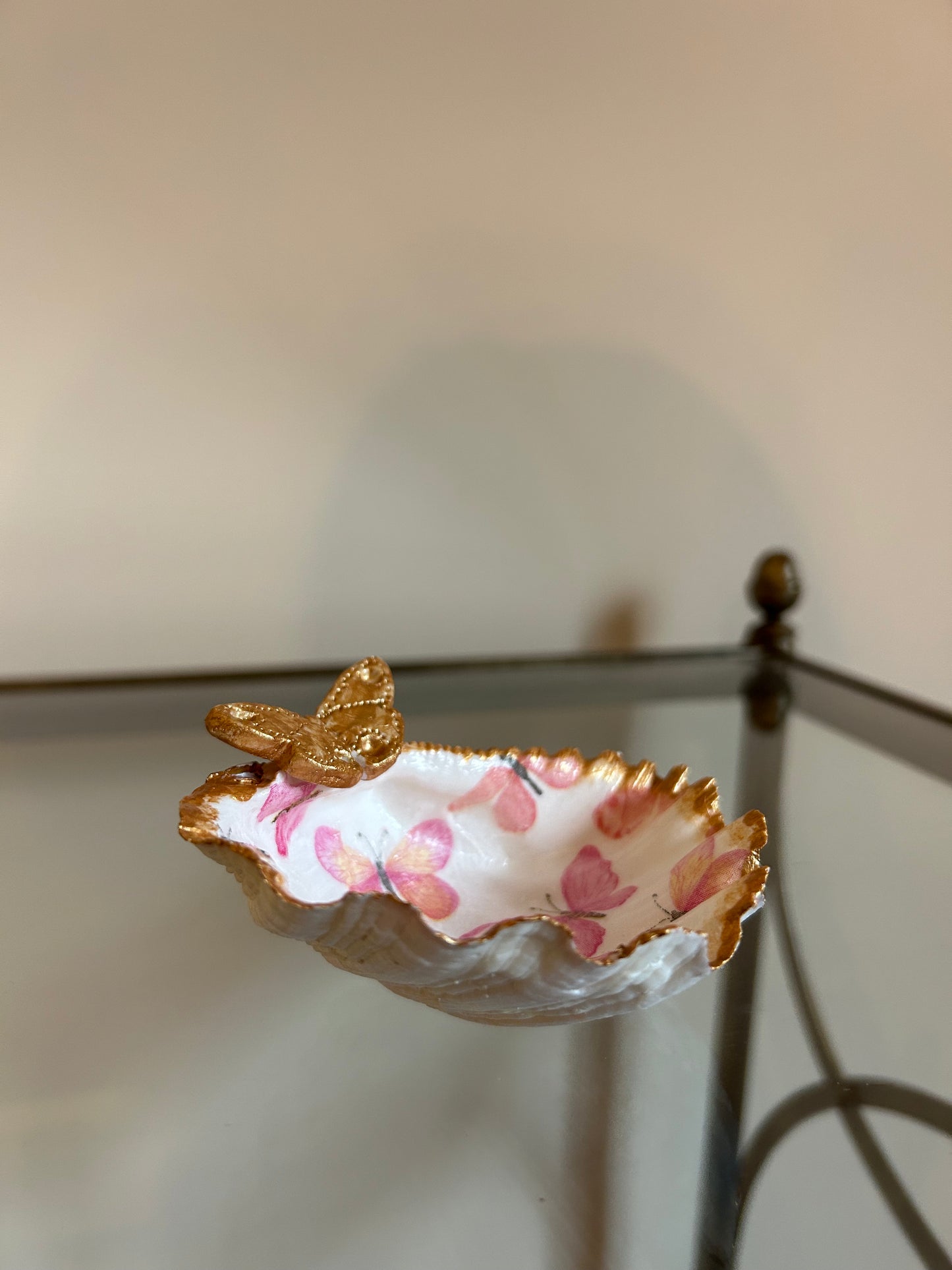 Pink Butterfly Gilt