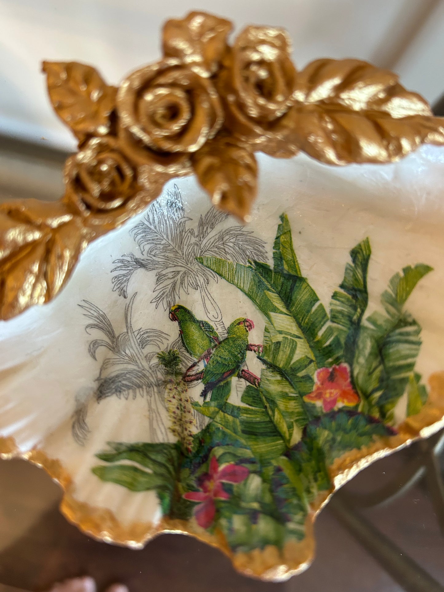 Tropical Parrot Rose